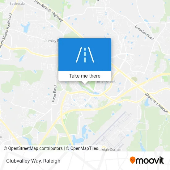 Clubvalley Way map