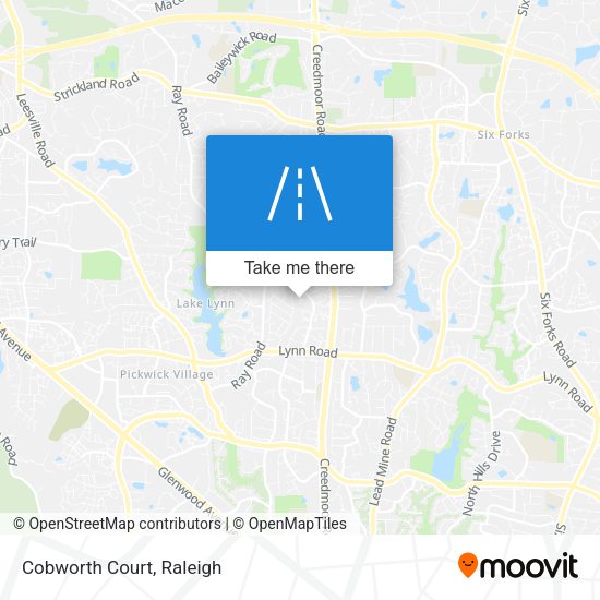 Mapa de Cobworth Court