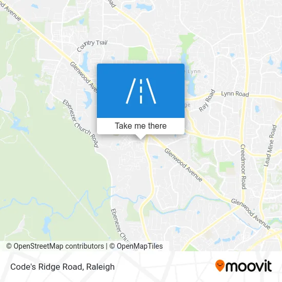 Code's Ridge Road map