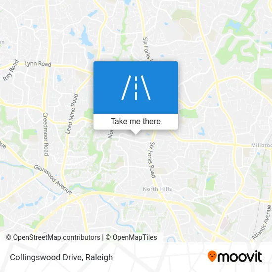 Collingswood Drive map