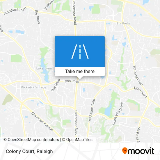 Colony Court map