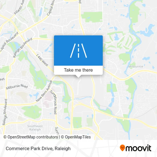 Commerce Park Drive map