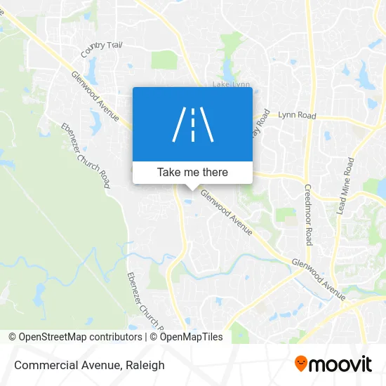 Commercial Avenue map