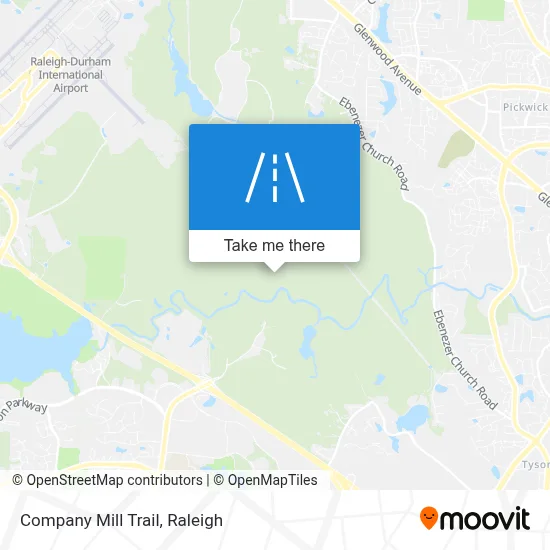 Company Mill Trail map