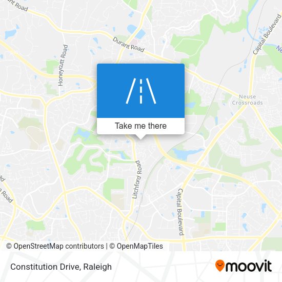 Mapa de Constitution Drive