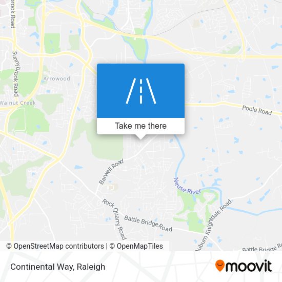 Mapa de Continental Way
