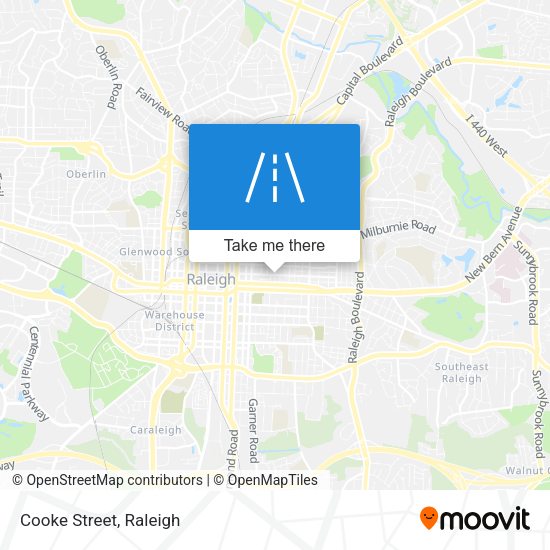 Mapa de Cooke Street