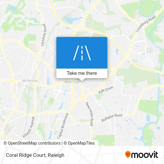 Coral Ridge Court map