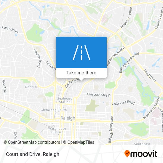 Mapa de Courtland Drive