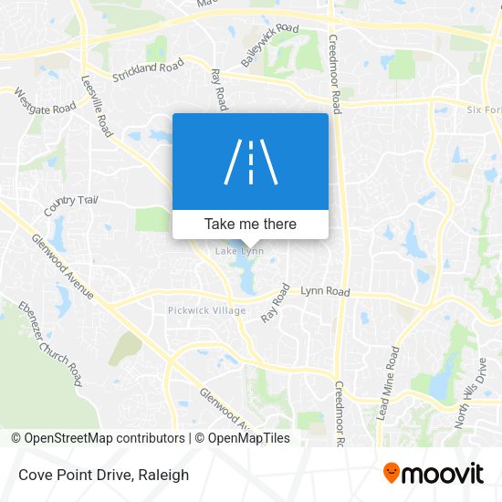 Mapa de Cove Point Drive