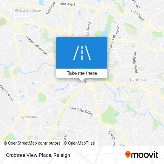 Crabtree View Place map