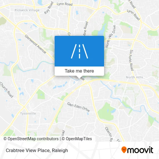 Crabtree View Place map