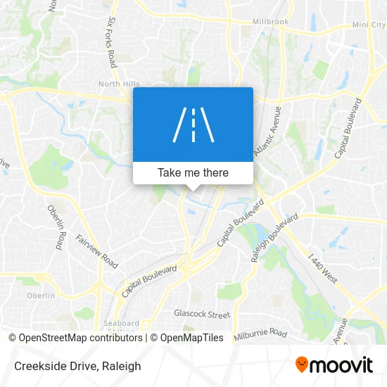 Creekside Drive map