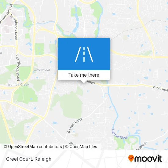 Creel Court map