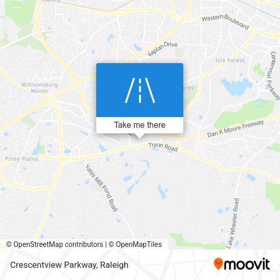 Mapa de Crescentview Parkway