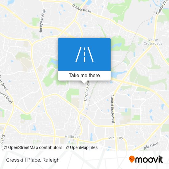 Mapa de Cresskill Place