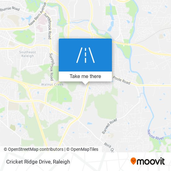 Mapa de Cricket Ridge Drive