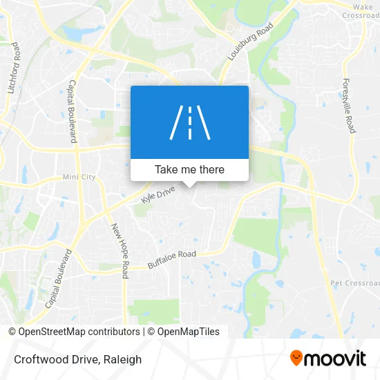 Croftwood Drive map
