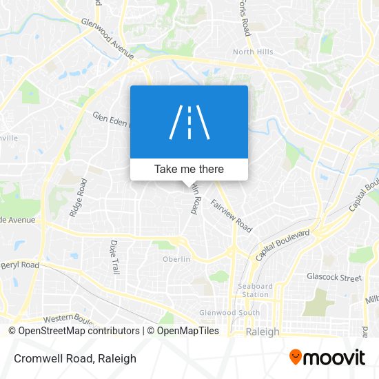 Cromwell Road map