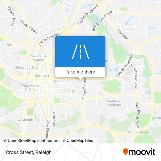 Mapa de Cross Street