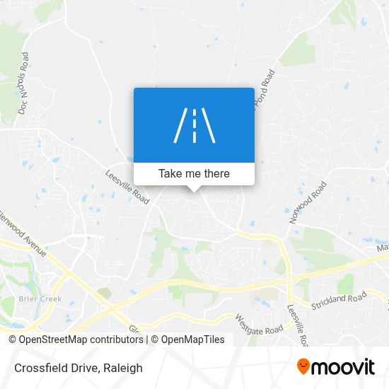 Crossfield Drive map