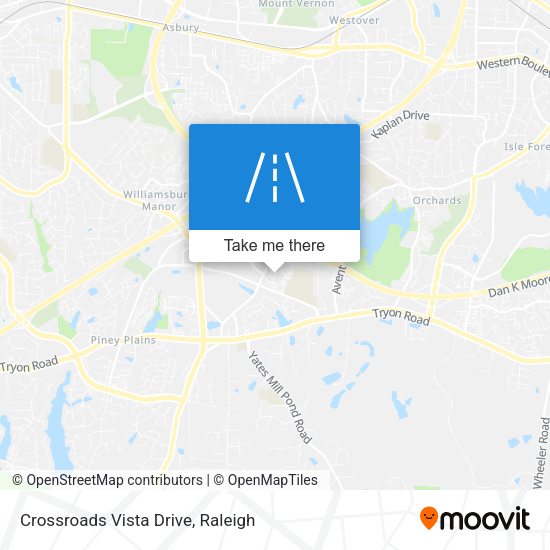 Crossroads Vista Drive map
