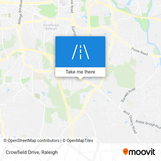 Crowfield Drive map