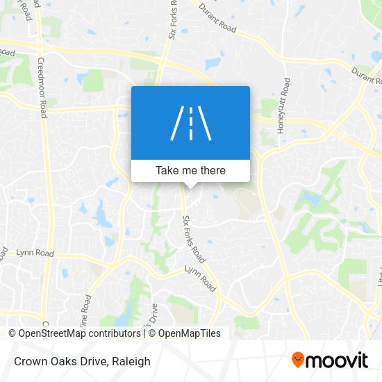 Mapa de Crown Oaks Drive
