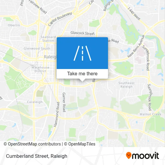 Cumberland Street map