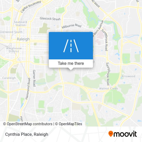 Mapa de Cynthia Place