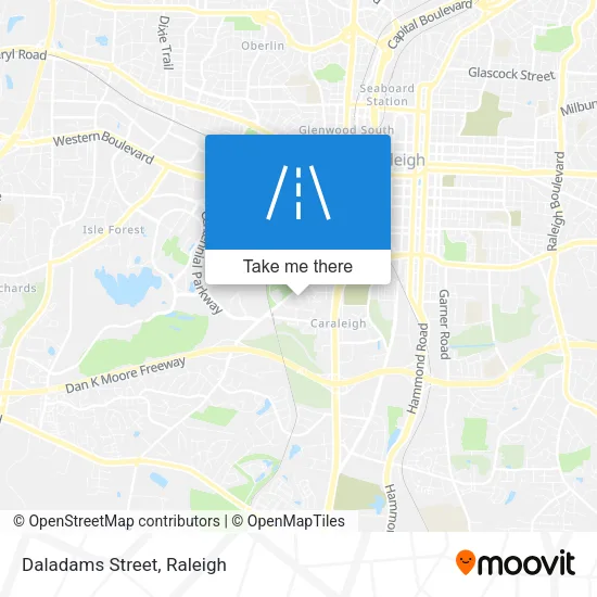 Daladams Street map