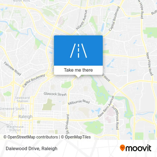 Dalewood Drive map