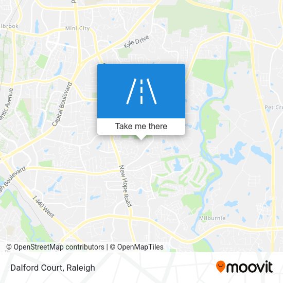 Mapa de Dalford Court