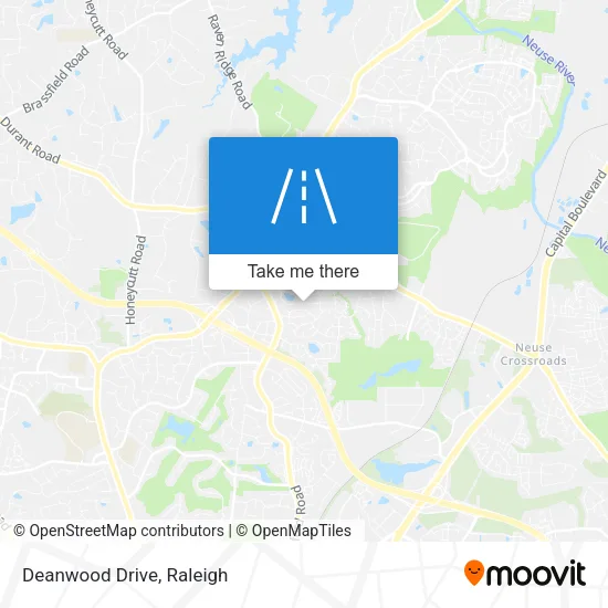 Deanwood Drive map