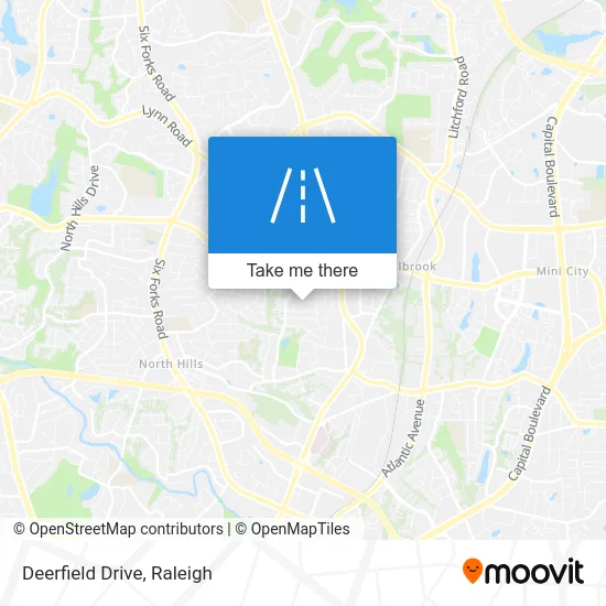 Deerfield Drive map