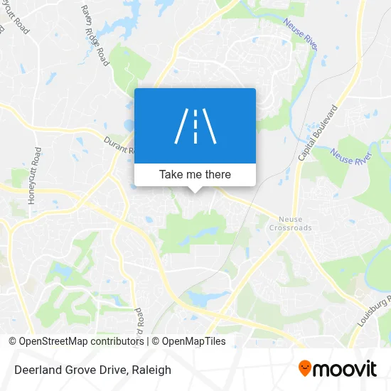 Deerland Grove Drive map