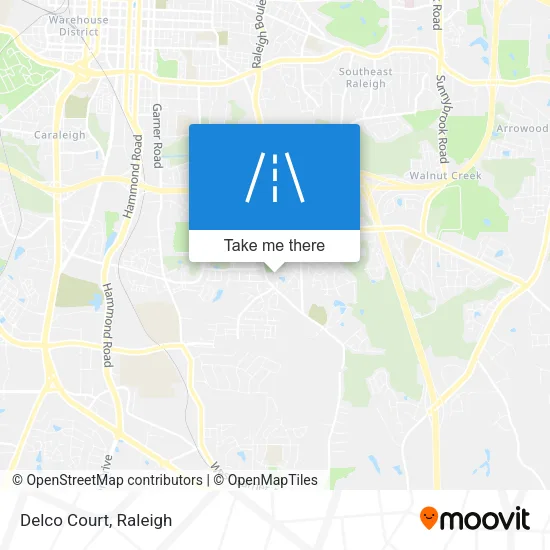 Delco Court map