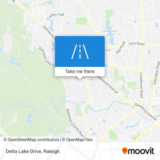Mapa de Delta Lake Drive
