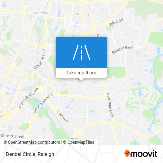 Mapa de Denbel Circle