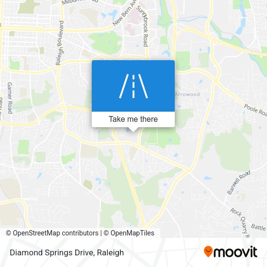 Mapa de Diamond Springs Drive
