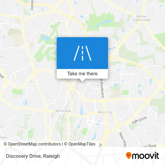 Discovery Drive map