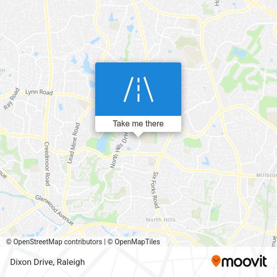 Mapa de Dixon Drive