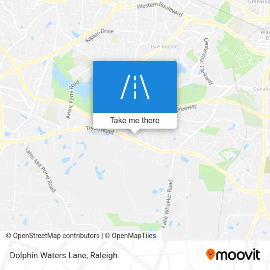 Dolphin Waters Lane map