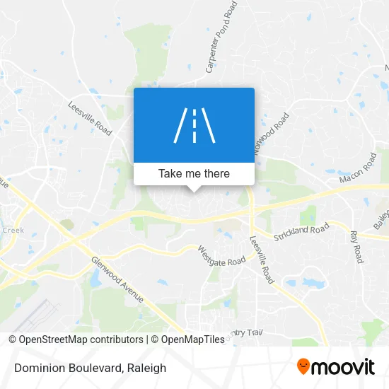 Dominion Boulevard map