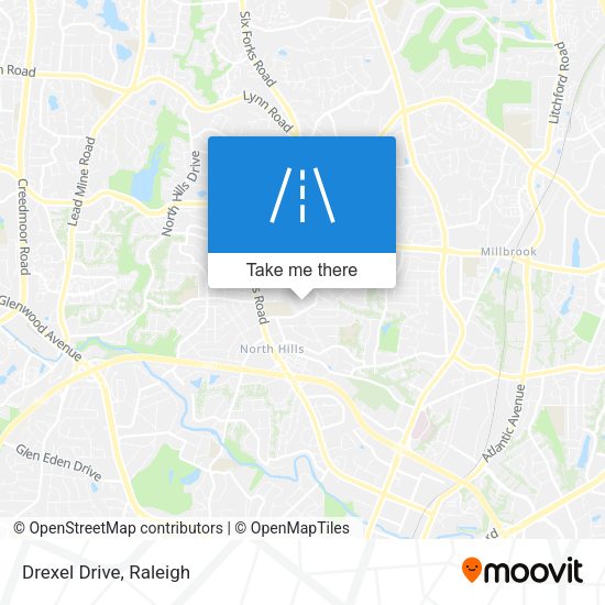 Mapa de Drexel Drive
