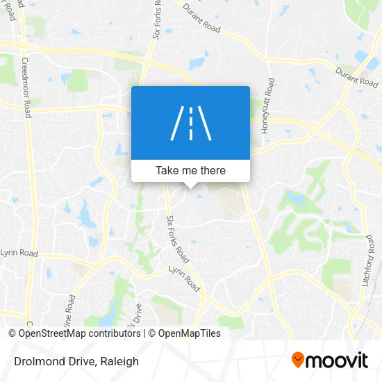 Drolmond Drive map
