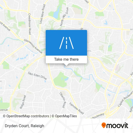 Dryden Court map