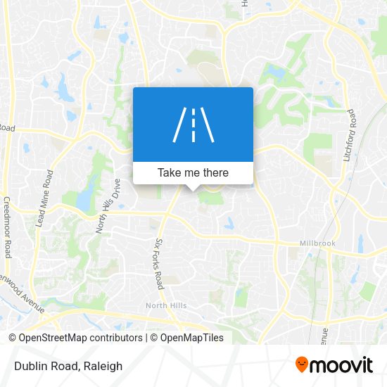 Mapa de Dublin Road