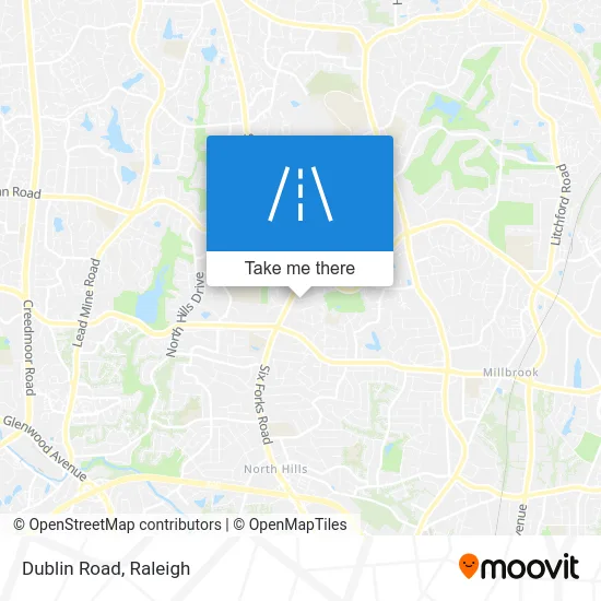Dublin Road map