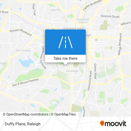 Duffy Place map